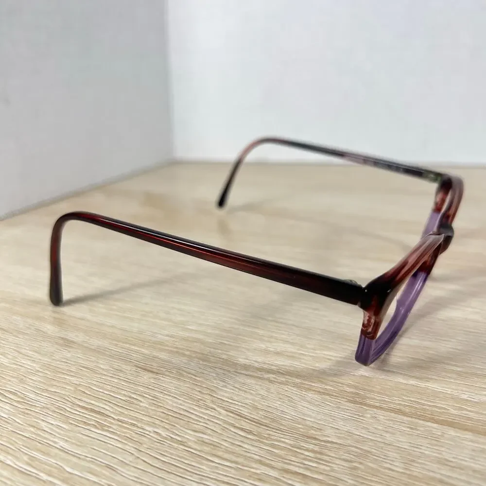 Lafont Issy LA Hitparade 5022 Eyeglasses Striped Brown Purple Frames 53-15-137